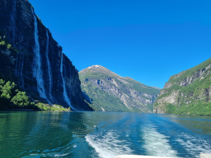 Im Geirangerfjord (Foto Michael Kleinert)