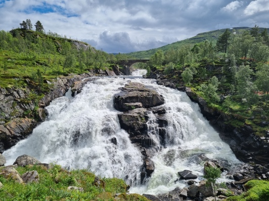 Wasserfall Vøringsfoss (Foto Michael Kleinert)