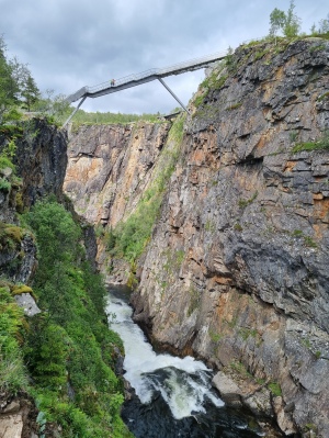 Brücke über dem Vøringsvoss (Foto Michael Kleinert)
